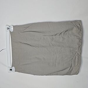 Emporio Armani gray 50% wool straight gray grey pencil skirt sz 4
